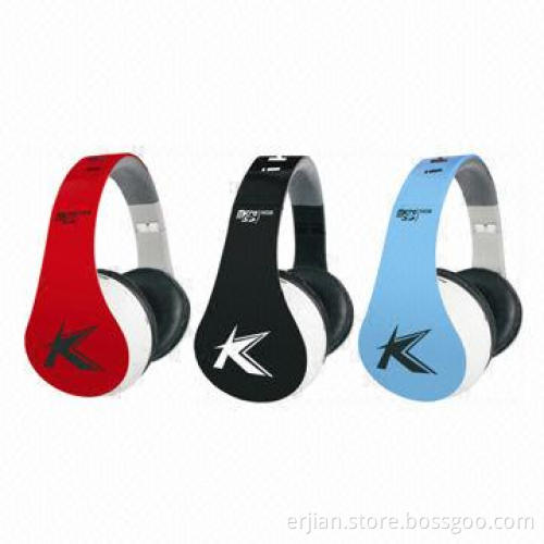 Stereo Wireless Headphones, Memory Card Slot, 3.5mm Plug, Bluetooth Optional